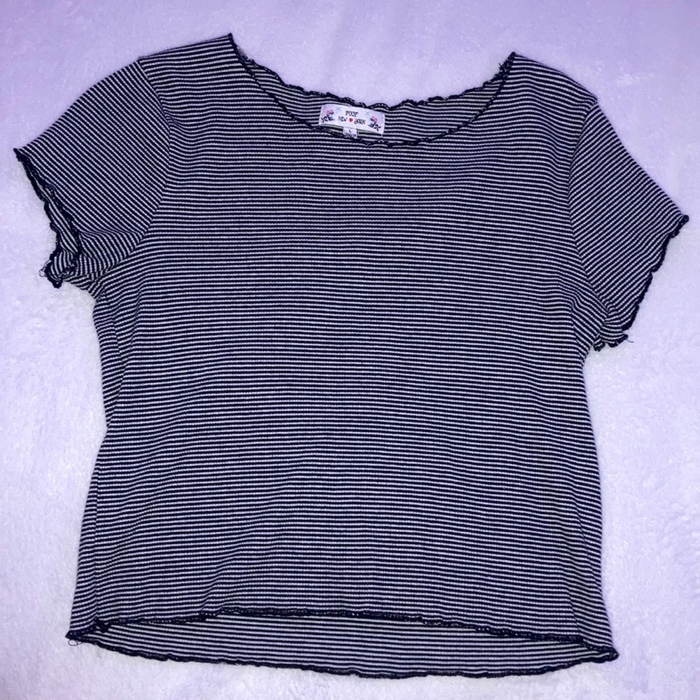 Black and white shirt